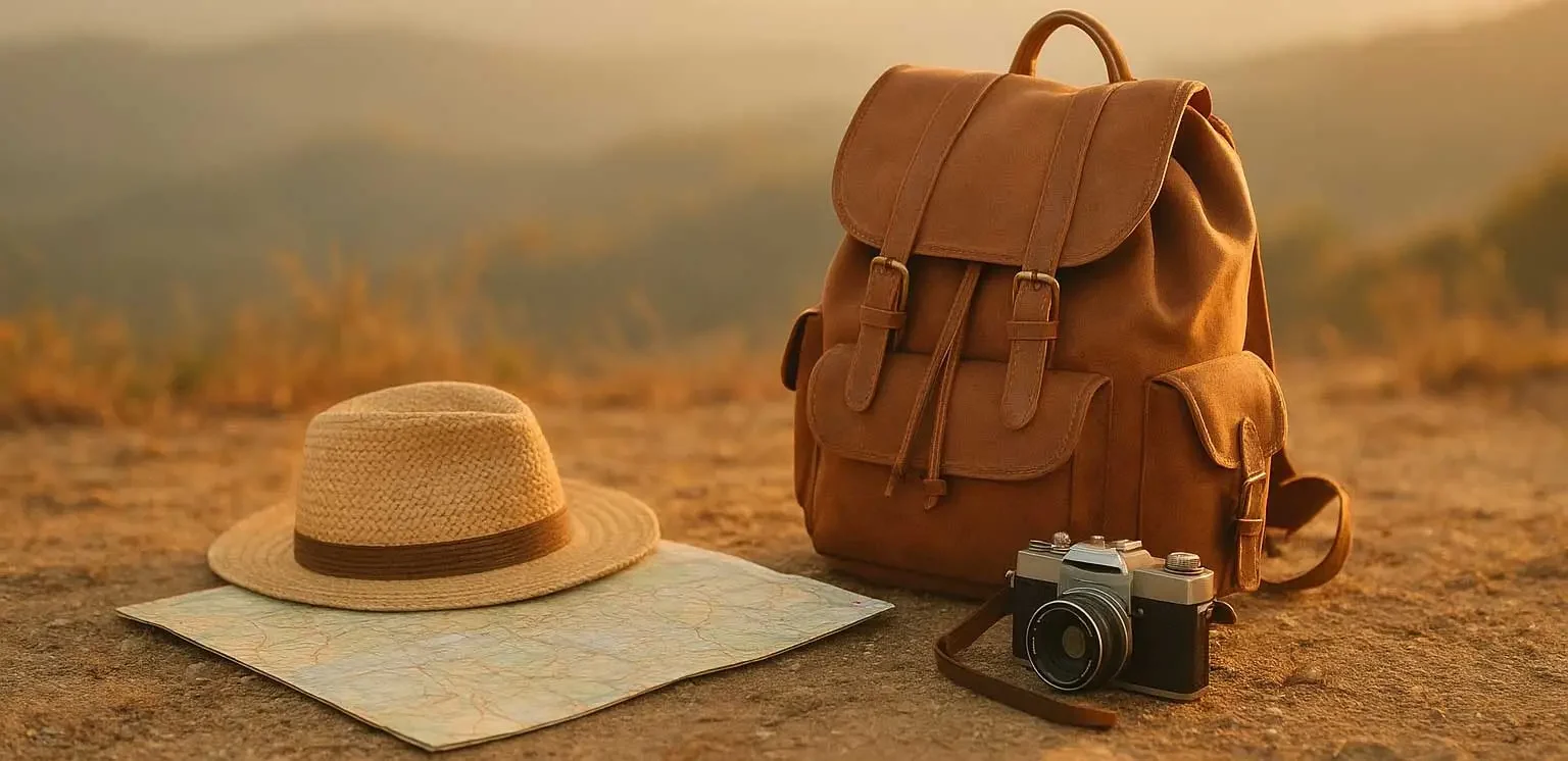 travel-tips-backpack-yellow-hat